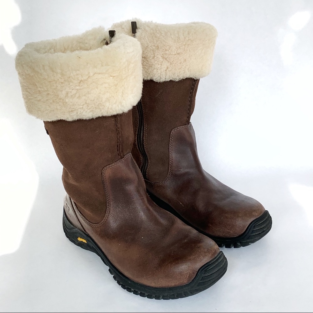 UGG Australia Goretex Bandon Brown Leather Boot